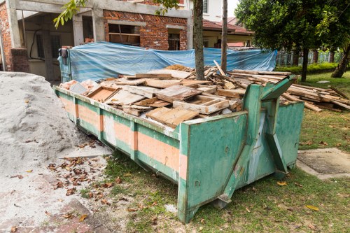 Professional flat clearance team at work in Brentwood