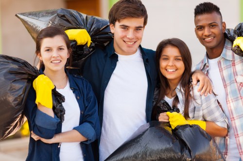 Professionals clearing a loft space in Brentwood